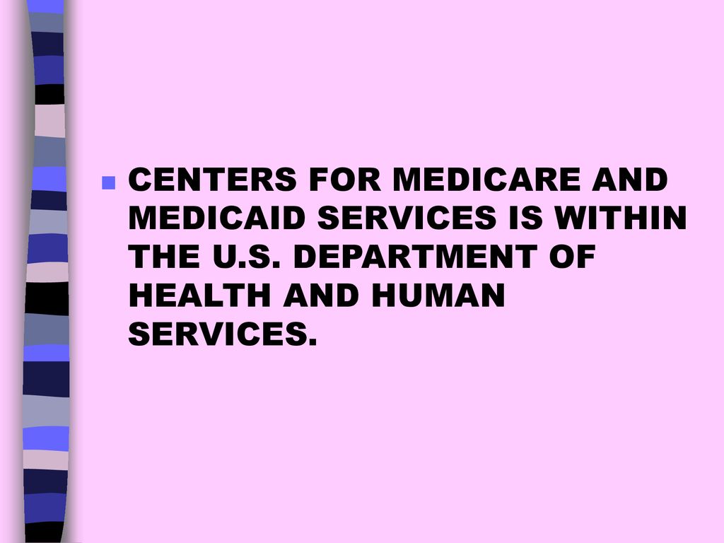 Centers for medicare and medicaid services ppt highmark internship pittsburgh